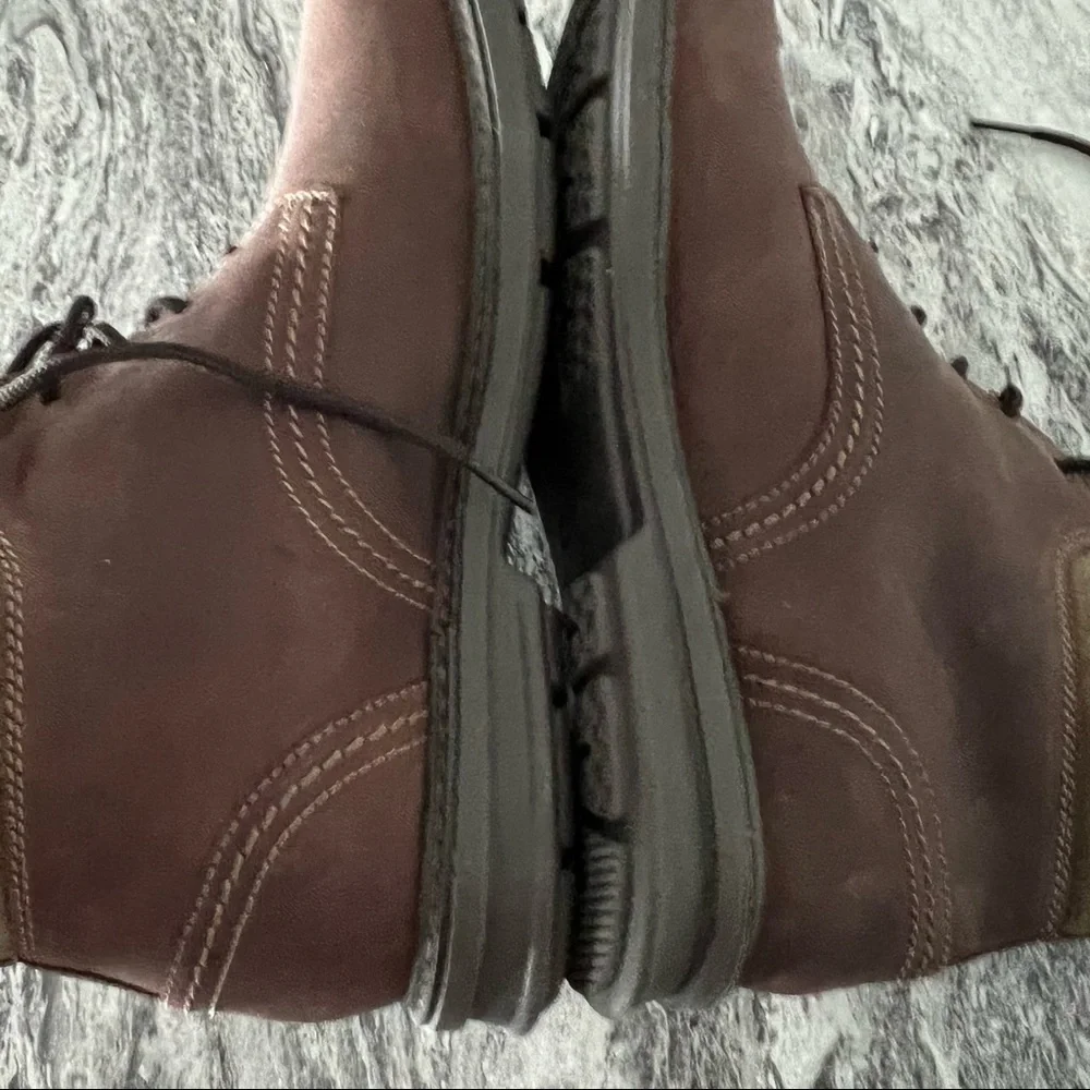 Clarks Rendell Peak brown leather boot (NIB)